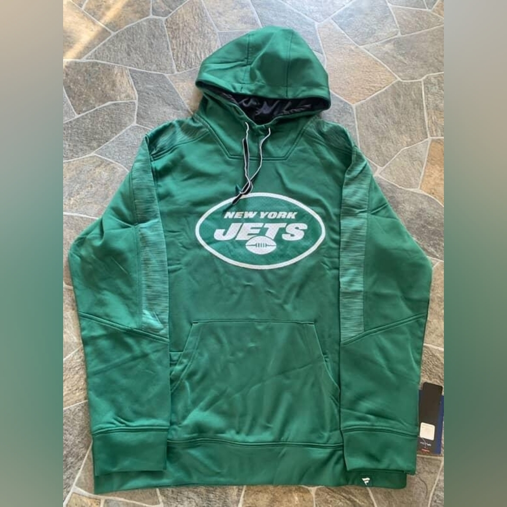 JETS Fanatics Green Hoodie